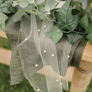 Tulle en perles